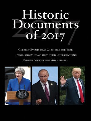 cover image of Historic Documents of 2017
